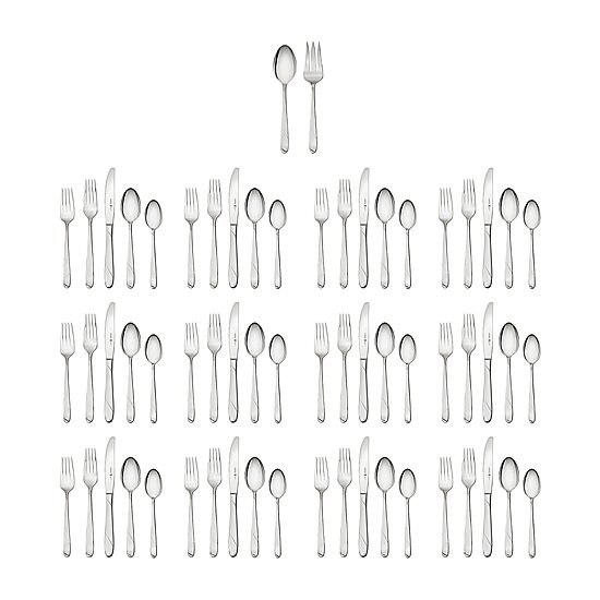 Zwilling Milena 62-pc. 18/10 Stainless Steel Flatware Set