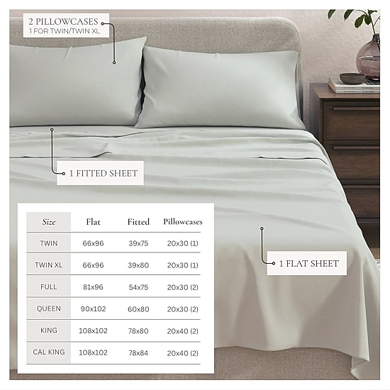 Linery Heathered Melange Sheet Set