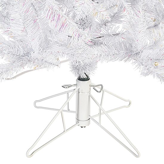 4.5' Prelit Sparkle White Spruce Artificial Christmas Tree