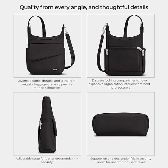 Travelon Anti-Theft Classic Messenger Bag