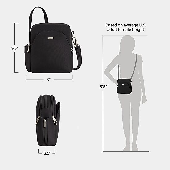 Travelon Anti-Theft Classic Travel Crossbody Bag