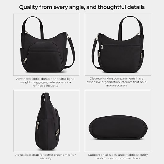 Anti-Theft Classic Crossbody Bucket Bag