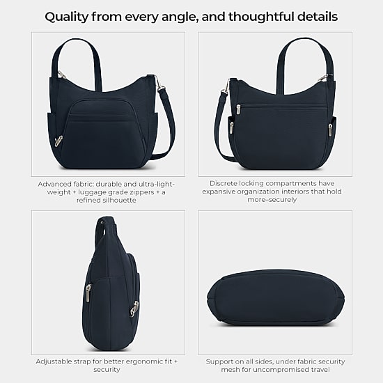 Anti-Theft Classic Crossbody Bucket Bag