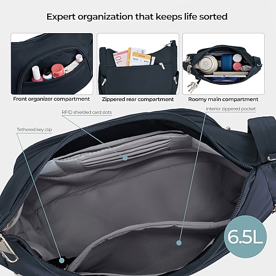 Anti-Theft Classic Crossbody Bucket Bag