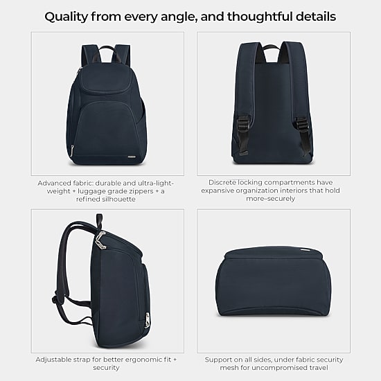 Travelon Anti-Theft Classic Womens Backpack