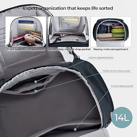 Travelon Anti-Theft Classic Womens Backpack