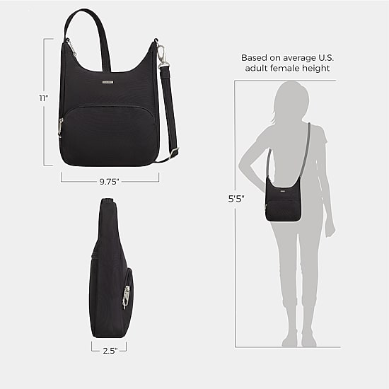 Travelon Anti-Theft Classic Essential Messenger Bag