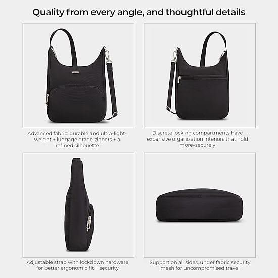 Travelon Anti-Theft Classic Essential Messenger Bag