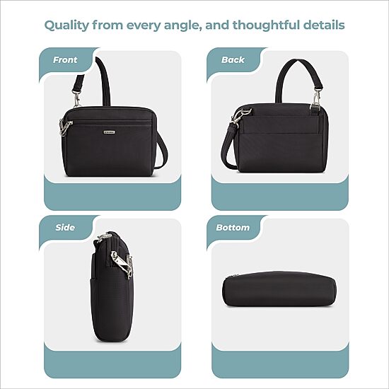 Travelon Anti-Theft Classic Convertible Crossbody & Waist Pack