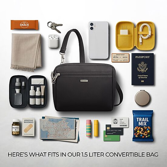 Travelon Anti-Theft Classic Convertible Crossbody & Waist Pack