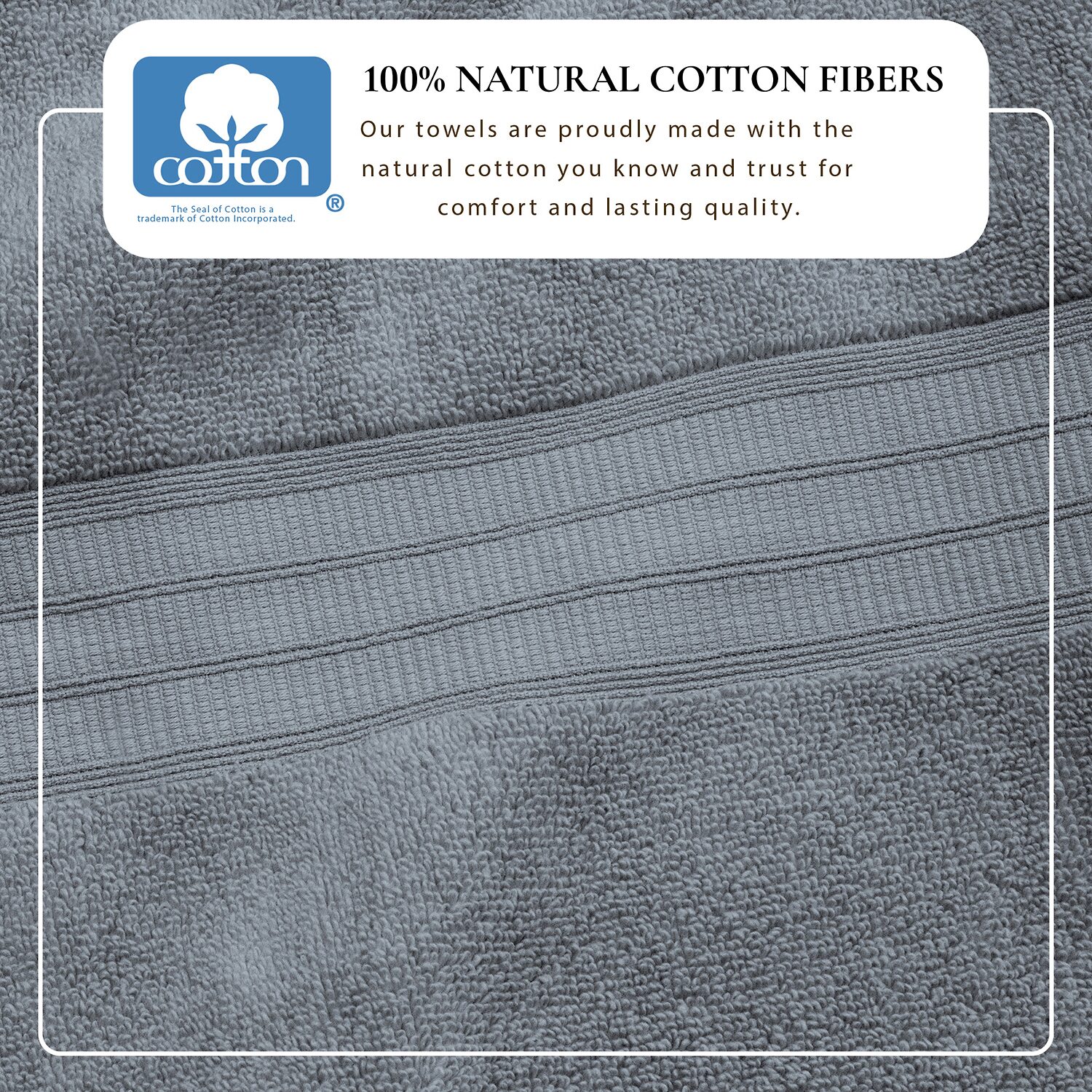 Linery Cotton Plush 4-pc. Quick Dry Bath Towel Set