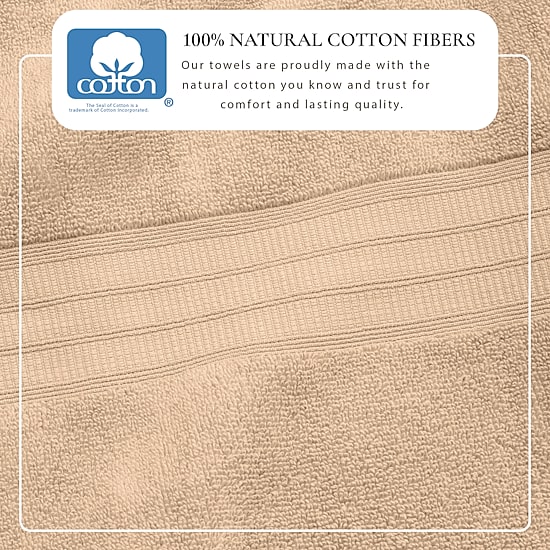 Linery Cotton Plush 4-pc. Quick Dry Bath Towel Set