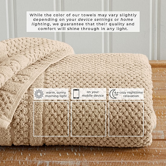 Linery Cotton Checkered Weave 8-pc. Quick Dry Bath Towel Set