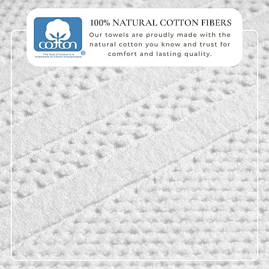 Linery Cotton Checkered Weave 12-pc. Quick Dry Washcloth