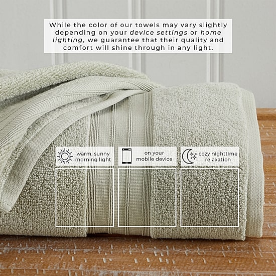 Linery Cotton Plush 6-pc. Quick Dry Bath Towel Set