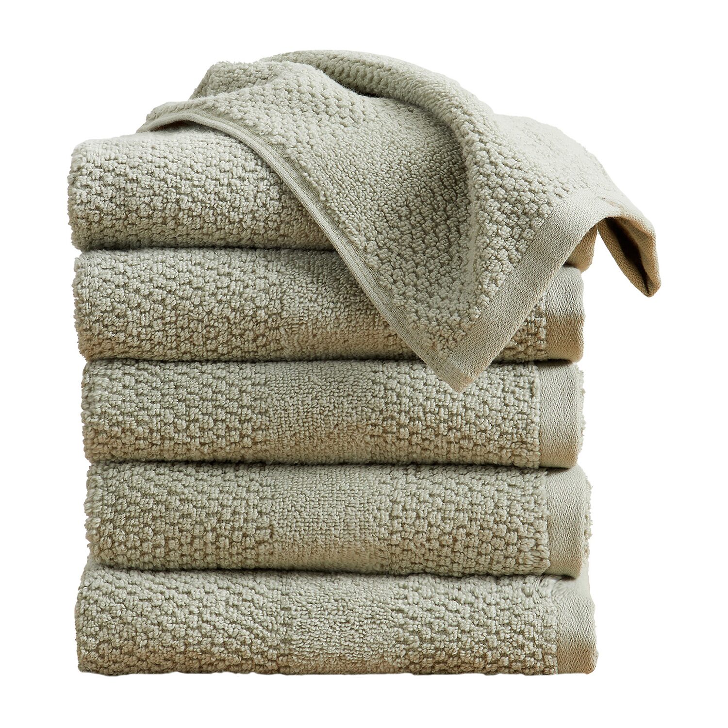 Linery Cotton Textured Weave 6-pc. Quick Dry Bath Towel Set