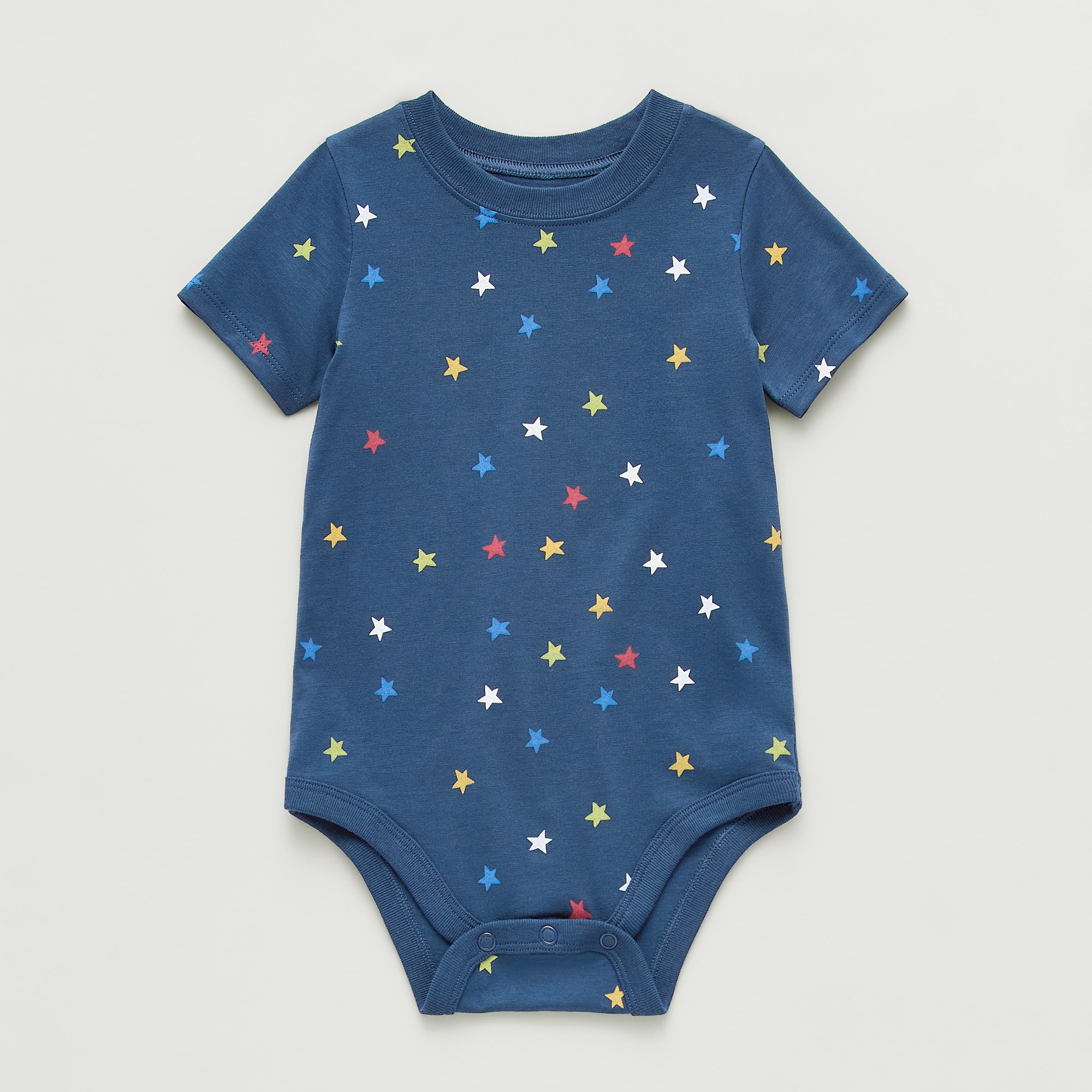 Okie Dokie Baby Boys Crew Neck Short Sleeve Bodysuit