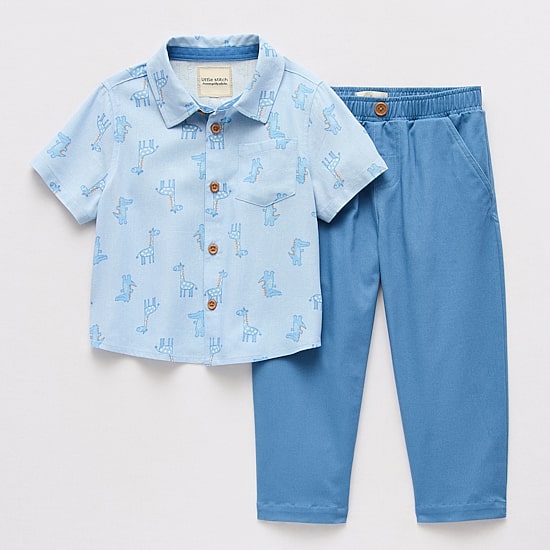 Little Stitch Toddler Boys Jersey 2-pc. Pant Set