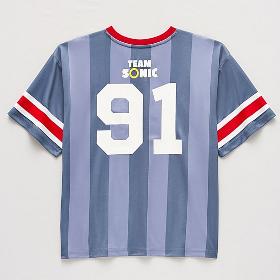 Little & Big Kid Boys V Neck Sonic the Hedgehog Short Sleeve Jersey