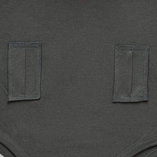 Thereabouts Little & Big Kid Boys Bodysuit Closure Easy-on + Easy-off Adaptive Crew Neck Short Sleeve Bodysuit
