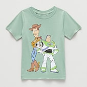 Toddler Boys Crew Neck Short Sleeve Regular Fit Toy Story Graphic T-Shirt