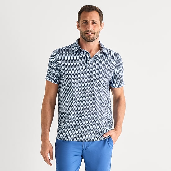 St. John's Bay Performance Mens Classic Fit Short Sleeve Polo Shirt