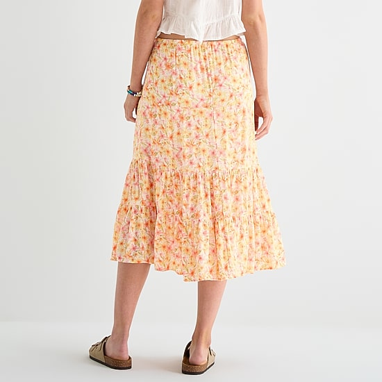 Arizona Womens Juniors Maxi Skirt