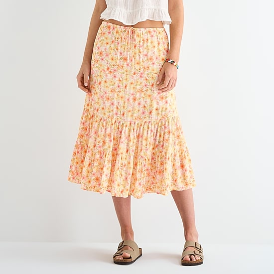 Arizona Womens Juniors Maxi Skirt