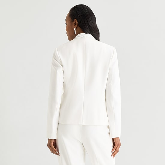 Black Label by Evan-Picone Womens Classic Fit Suit Jacket