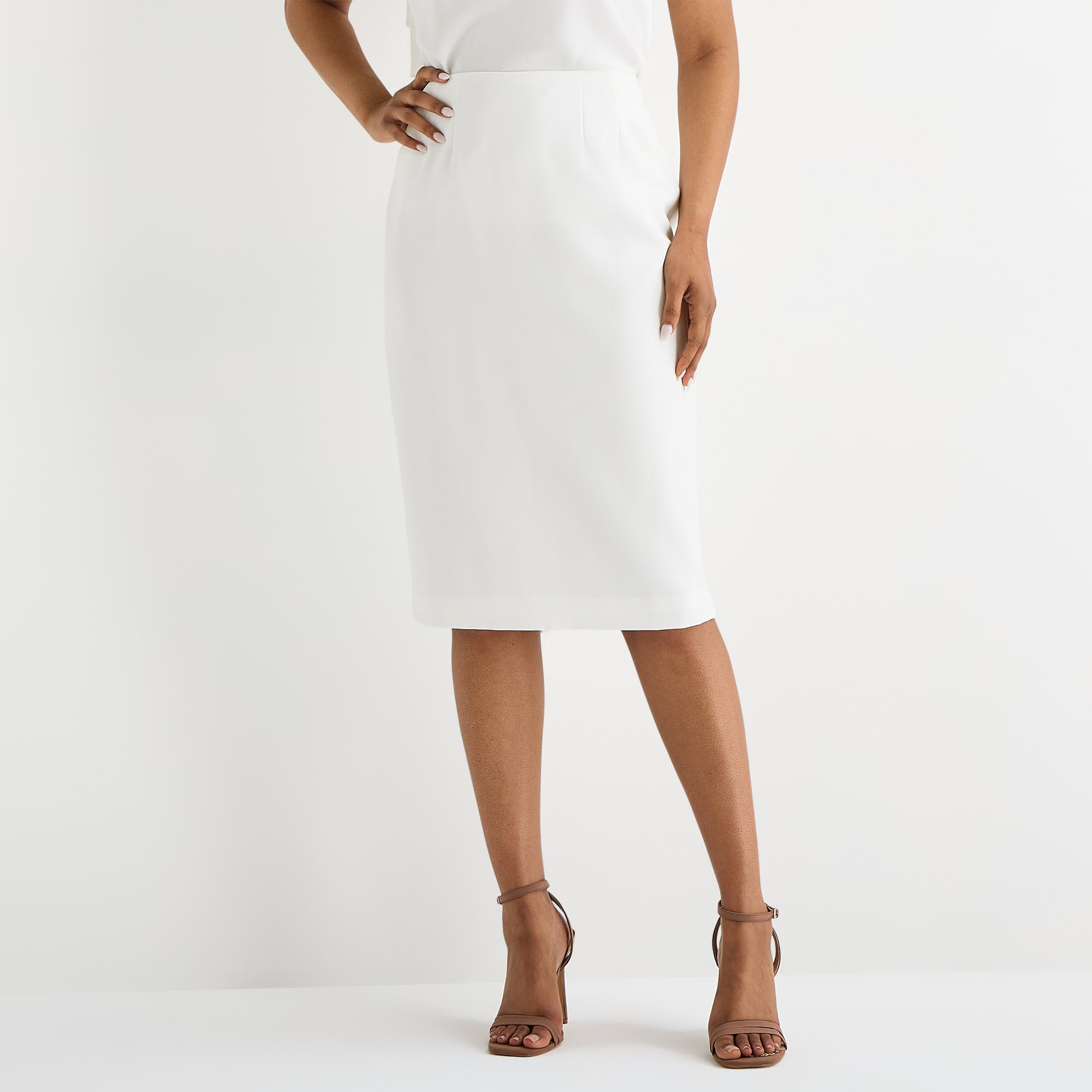 Black Label by Evan-Picone Womens Suit Skirt