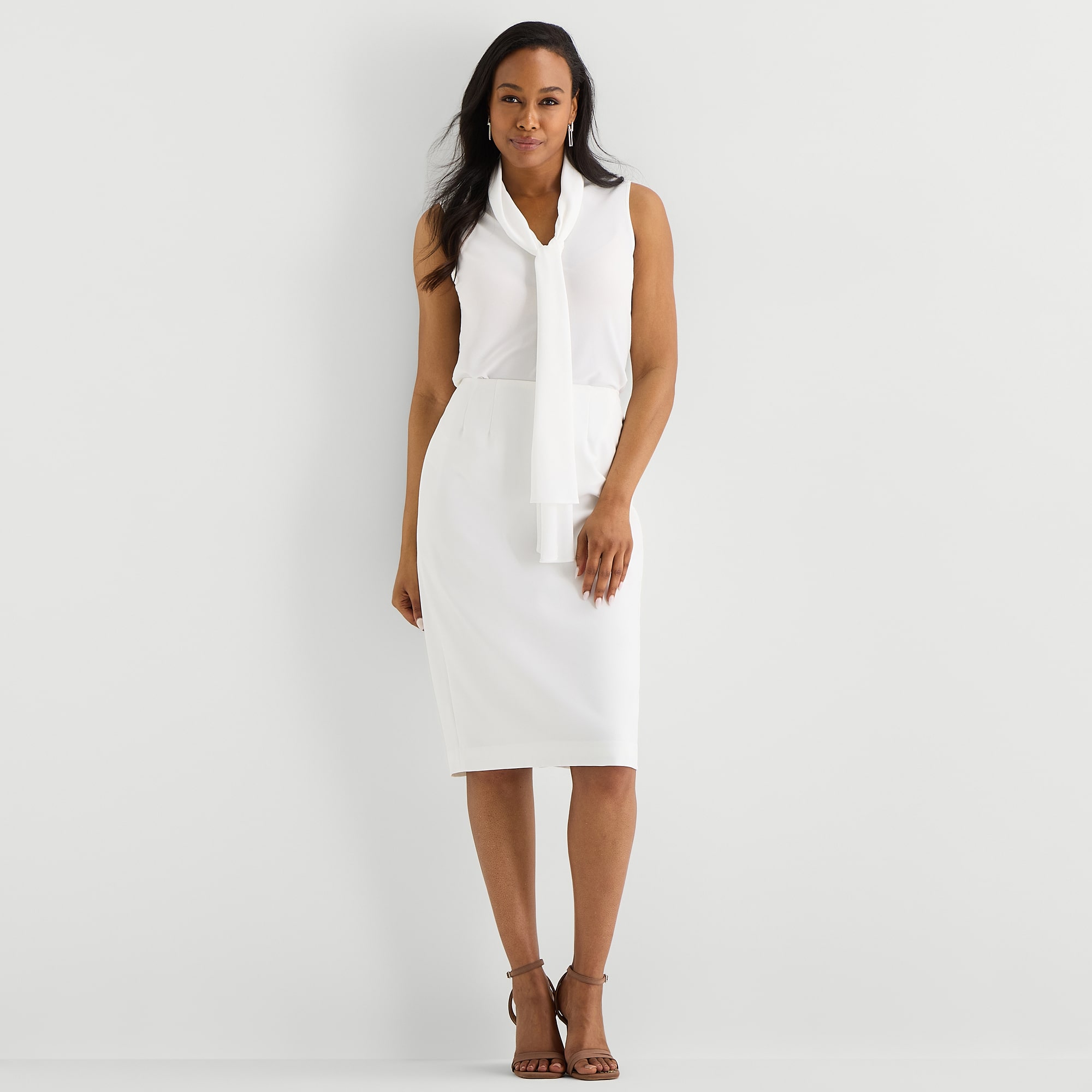 Black Label by Evan-Picone Womens Suit Skirt