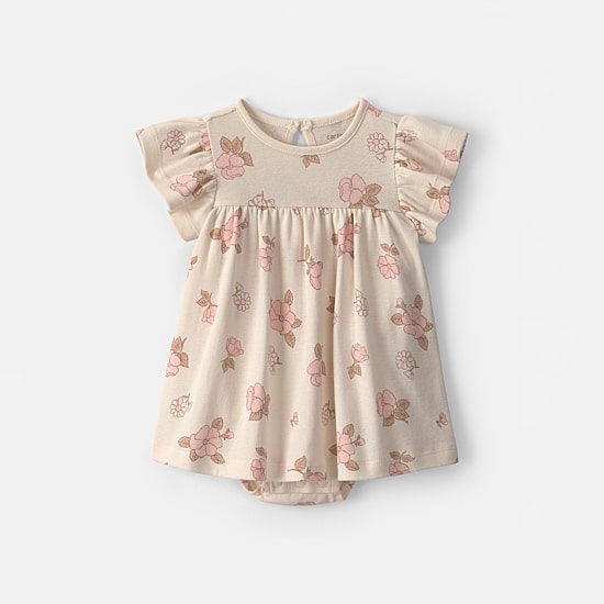 Carter's Baby Girls Fitted Floral 2-pc. Dress Set