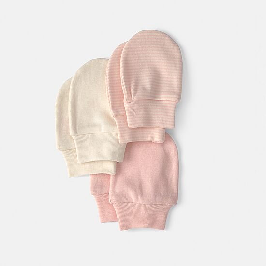 Carter's Baby Girls 3 Pair Multi-Pack Baby Mittens