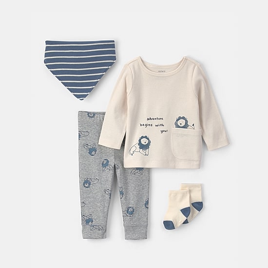 Carter's Baby Boys 4-pc. Pant Set