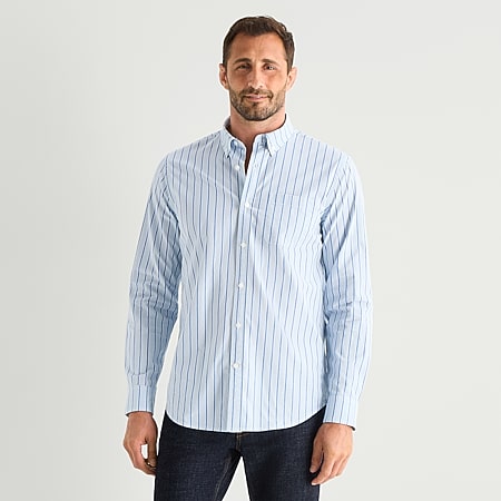 st john's bay men's dress shirts Amazon.com: St. John's Bay Mens Sepia Heather Button-Down Short Sleeve Shirt  X-Large : Clothing, Shoes & Jewelry