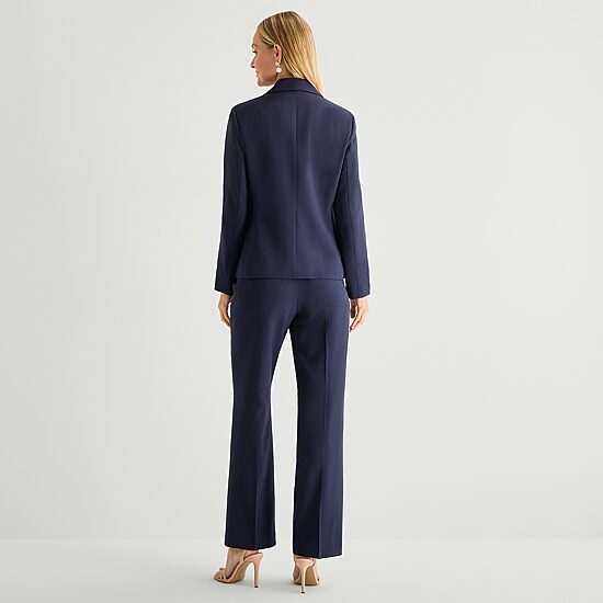 Le Suit Straight Leg Womens 2-pc. Pant Suit
