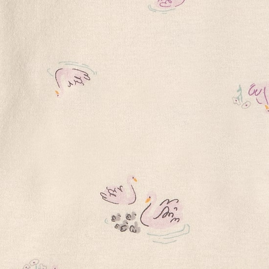 Carter's Baby Girls Crew Neck Long Sleeve Rib 4-pc. Bodysuit