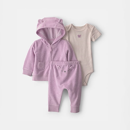 Carter's Baby Girls 3-pc. Pant Set