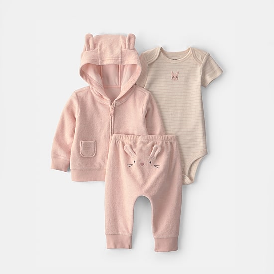 Carter's Baby Girls 3-pc. Pant Set
