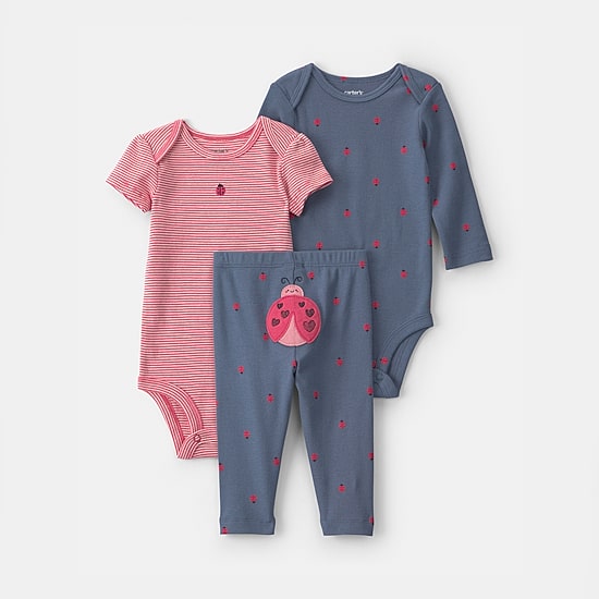 Carter's Baby Girls 3-pc. Pant Set