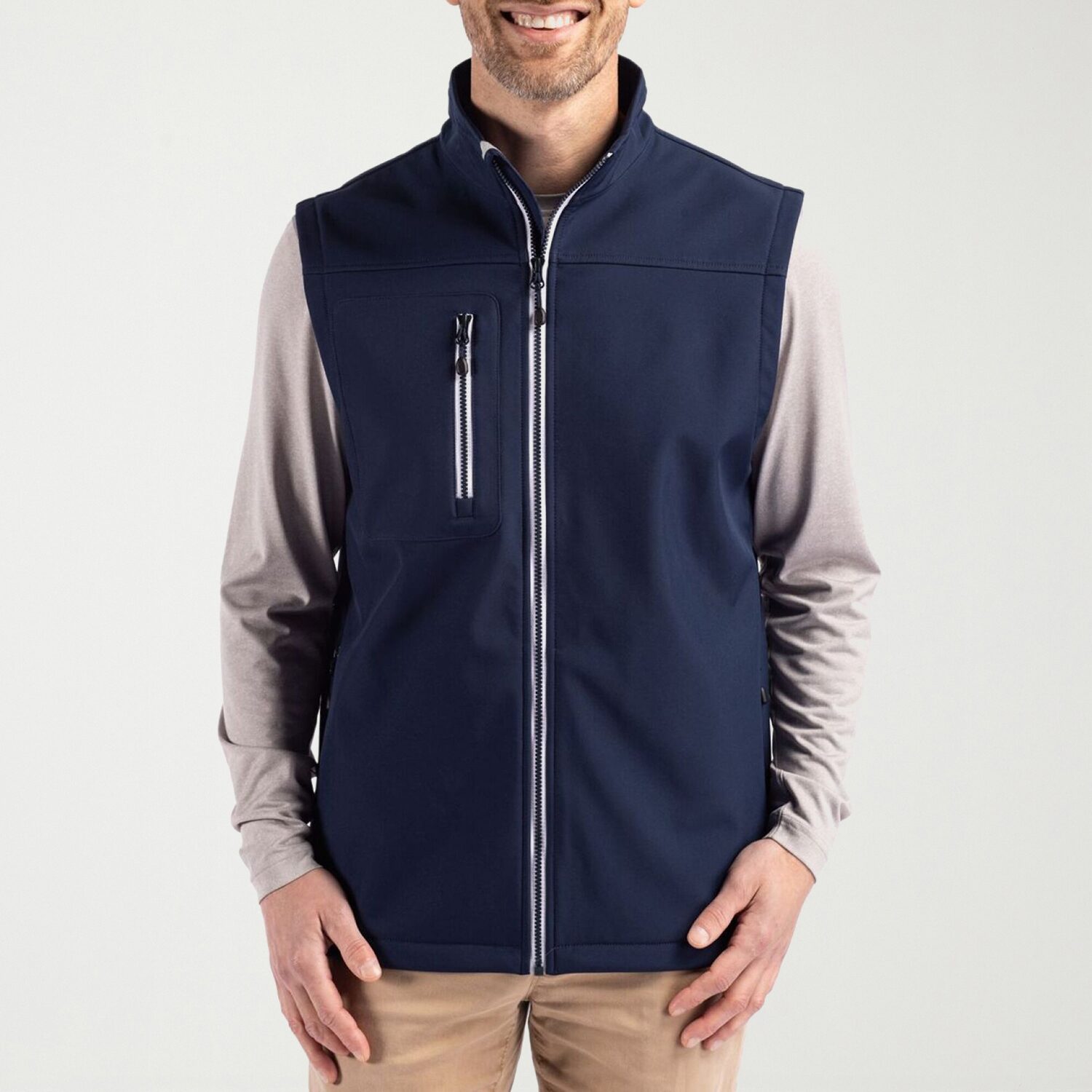 CLIQUE Mens Water Resistant Lightweight Soft Shell Vest