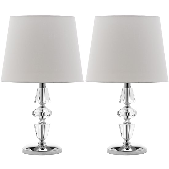 Gem Tiered Crystal Lamp- Set of 2
