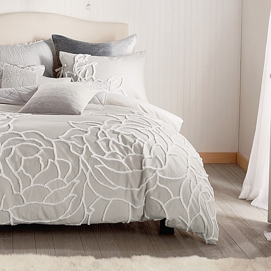 Peri Home Chenille Rose 3-pc. Duvet Cover Set
