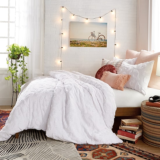 Peri Home Chenille Leopard Midweight Comforter Set