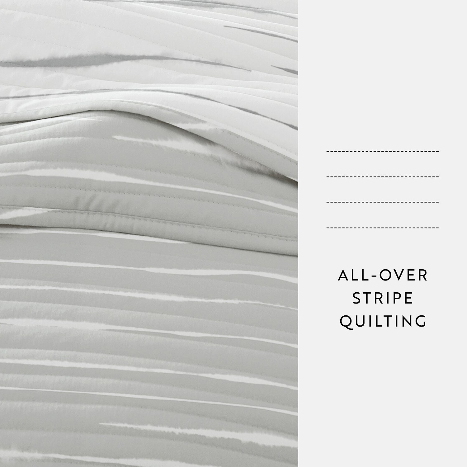 Casual Comfort Lines REVERSIBLE Quilt Set