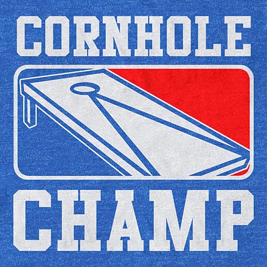 Mens Short Sleeve Cornhole Graphic T-Shirt