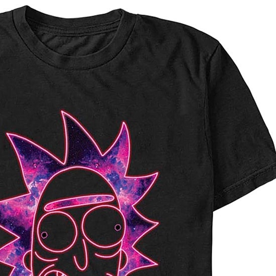 Mens Short Sleeve Rick and Morty Graphic T-Shirt
