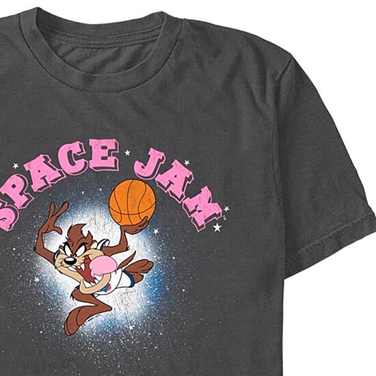 Mens Short Sleeve Space Jam Graphic T-Shirt