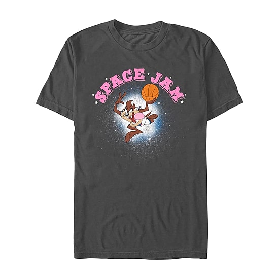 Mens Short Sleeve Space Jam Graphic T-Shirt