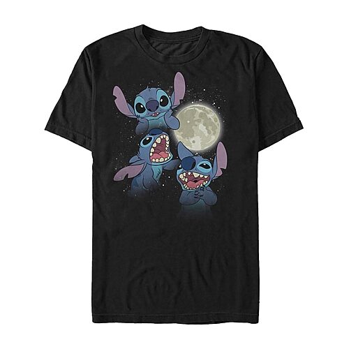 Fifth Sun Men's Three Stitch Moon Short Sleeve T-Shirt - Black
